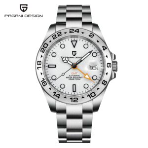 Pagani Design PD1682 Males’s GMT Mechanical Wristwatch – Waterproof Trend Timepiece