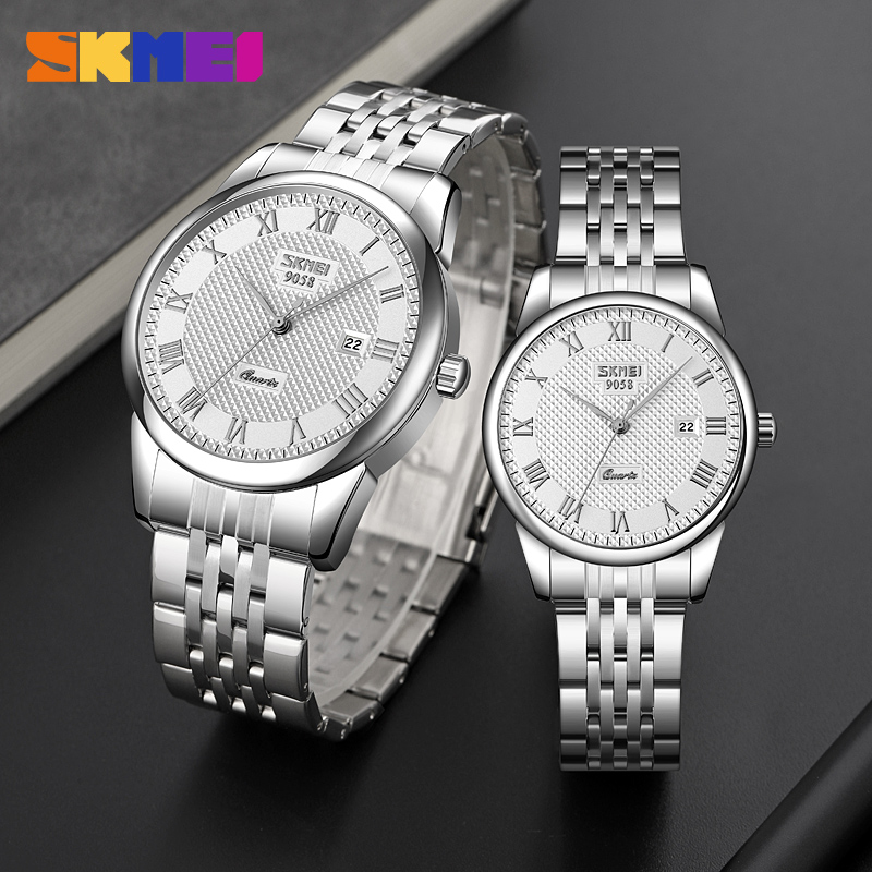 SKMEI Unique Trend Ladies’s Waterproof Stainless Metal Quartz Watch – Mannequin 9058